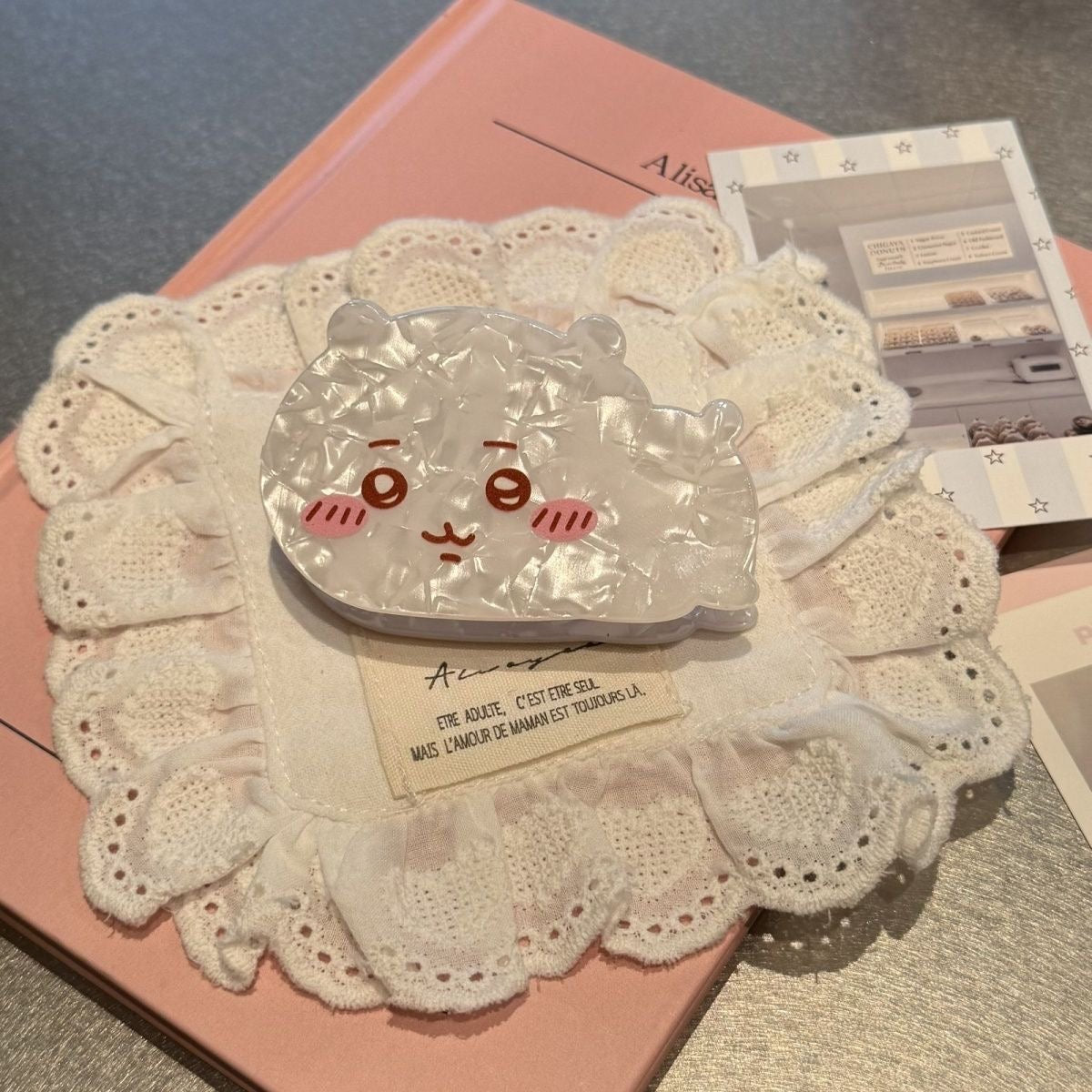 Cute Chiikawa Acetate Acrylic Hair Claw Hair Clip - ArtGalleryZen