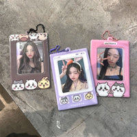 Thumbnail for Cute Chiikawa Kpop Keychain Photocard Holder - ArtGalleryZen