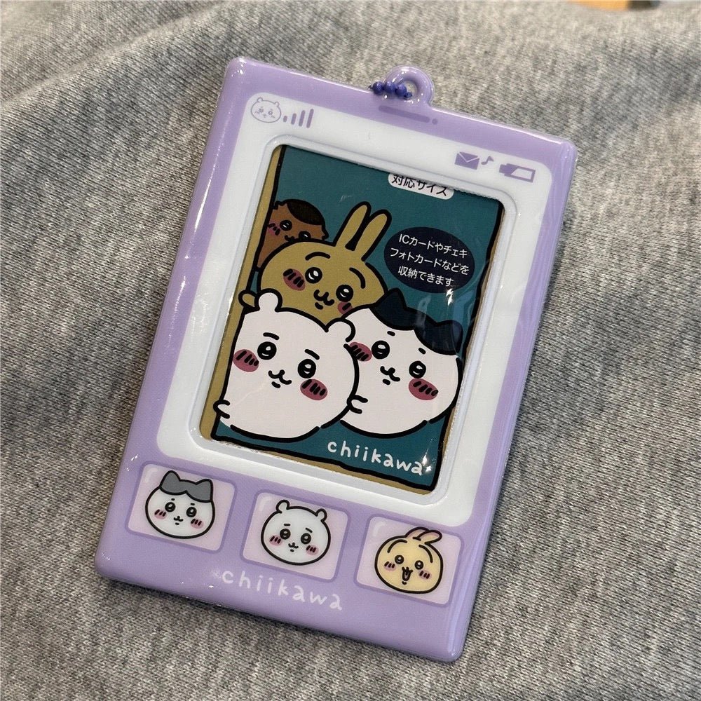 Cute Chiikawa Kpop Keychain Photocard Holder - ArtGalleryZen