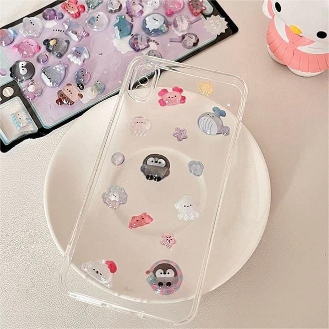 Cute Colorful Animal Pattern Crystal 3D DIY Decoration Stickers - ArtGalleryZen