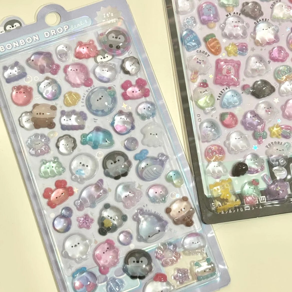 Cute Colorful Animal Pattern Crystal 3D DIY Decoration Stickers - ArtGalleryZen