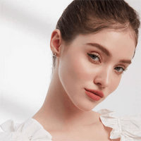 Thumbnail for Cute CZ Inlaid Opal Heart Rabbit Earrings - ArtGalleryZen