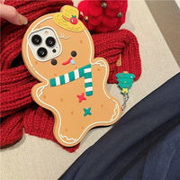Thumbnail for Cute Gingerbread Man iPhone Case - ArtGalleryZen