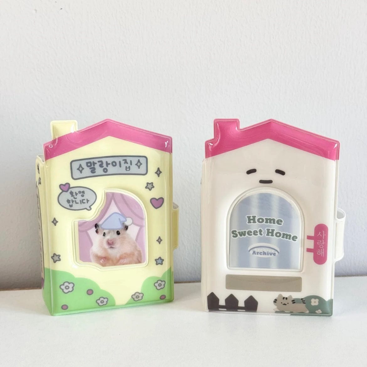 Cute Hamster Kitten House Kpop 3 Inch Mini Photocard Album - ArtGalleryZen