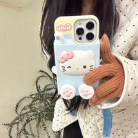 Thumbnail for Cute Hello Kitty My Melody Milk Silicone iPhone Case - ArtGalleryZen