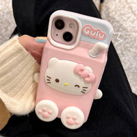 Thumbnail for Cute Hello Kitty My Melody Milk Silicone iPhone Case - ArtGalleryZen