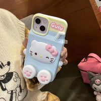 Thumbnail for Cute Hello Kitty My Melody Milk Silicone iPhone Case - ArtGalleryZen