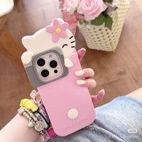 Thumbnail for Cute Hello Kitty Taking Photo iPhone Case - ArtGalleryZen