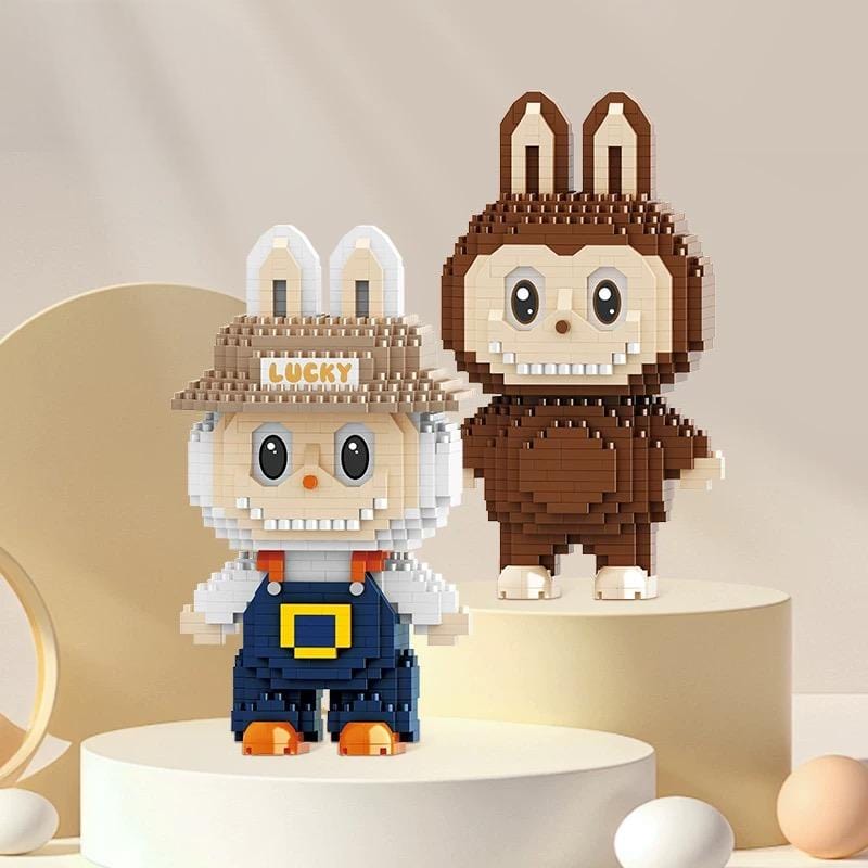 Cute Labubu LEGO Compatible Assembly Building Bricks - ArtGalleryZen