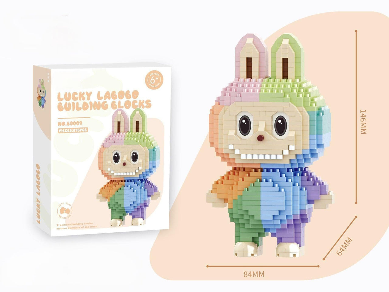 Cute Labubu LEGO Compatible Assembly Building Bricks - ArtGalleryZen