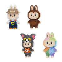 Thumbnail for Cute Labubu LEGO Compatible Assembly Building Bricks - ArtGalleryZen