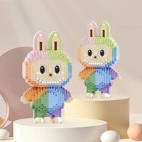 Thumbnail for Cute Labubu LEGO Compatible Assembly Building Bricks - ArtGalleryZen