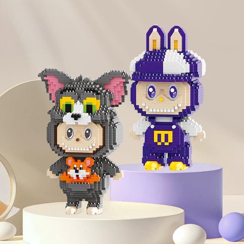 Cute Labubu LEGO Compatible Assembly Building Bricks - ArtGalleryZen