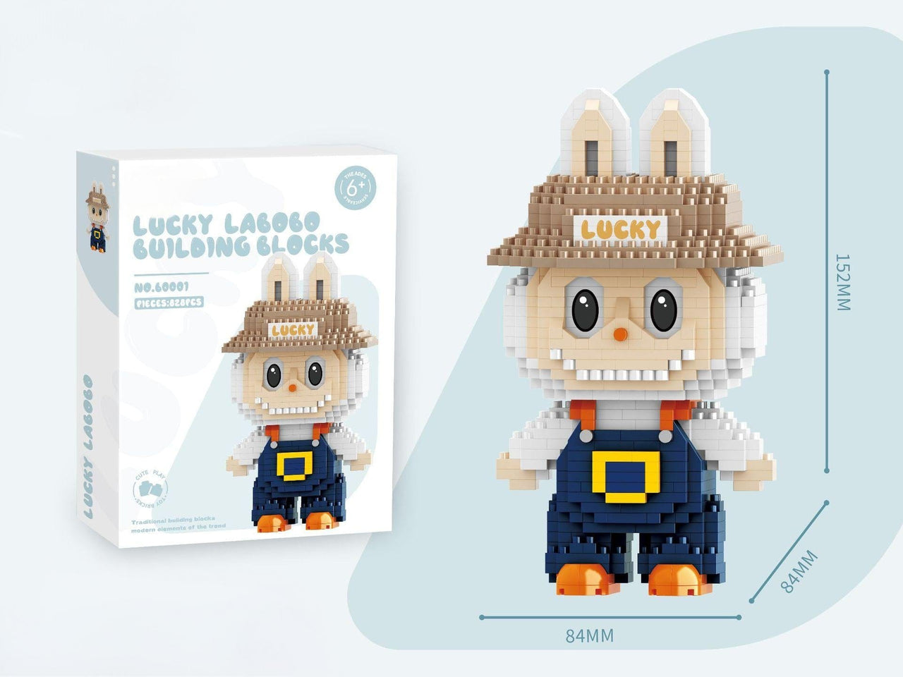 Cute Labubu LEGO Compatible Assembly Building Bricks - ArtGalleryZen