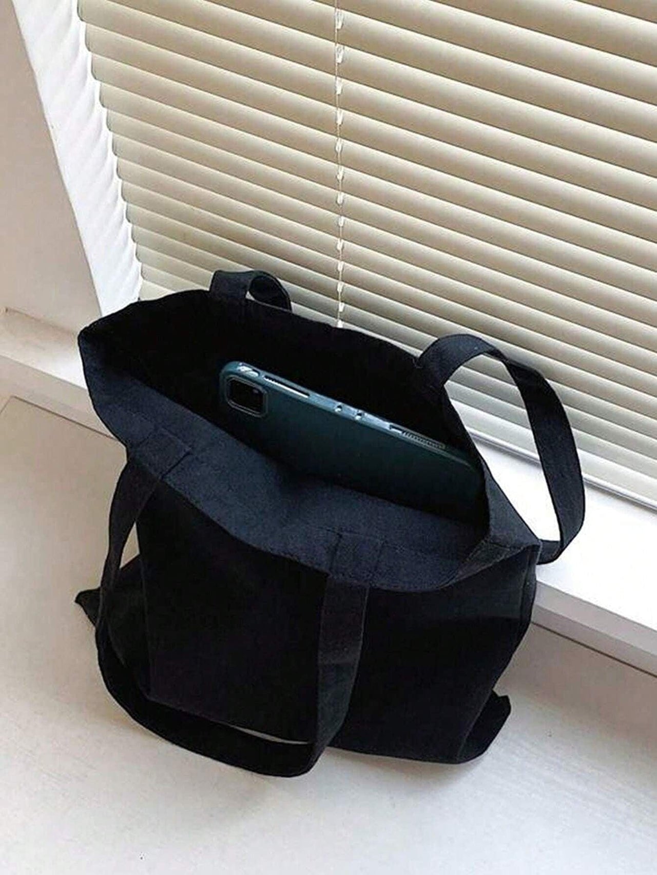 Cute Labubu Shoulder Tote Canvas Bag - ArtGalleryZen