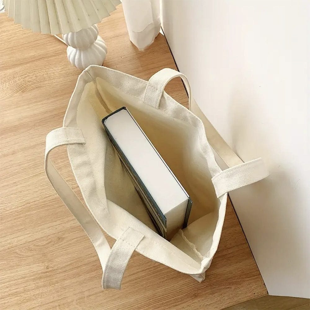 Cute Labubu Shoulder Tote Canvas Bag - ArtGalleryZen