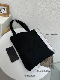 Thumbnail for Cute Labubu Shoulder Tote Canvas Bag - ArtGalleryZen