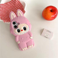 Thumbnail for Cute Labubu Silicone iPhone Case - ArtGalleryZen