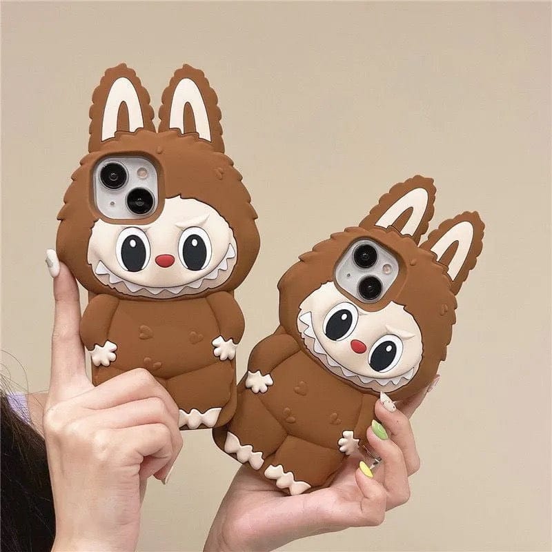 Cute Labubu Silicone iPhone Case - ArtGalleryZen