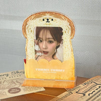Thumbnail for Cute Little Bread Kpop Acrylic Photocard Holder - ArtGalleryZen