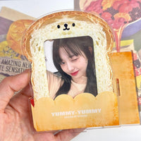 Thumbnail for Cute Little Bread Kpop Acrylic Photocard Holder - ArtGalleryZen