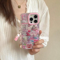 Thumbnail for Cute Love Sylvanian Families iPhone Case With Accessories - ArtGalleryZen