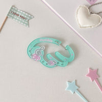 Thumbnail for Cute Lucky Clover Strawberry Wing Kpop Acrylic Keychain Carabiner - ArtGalleryZen