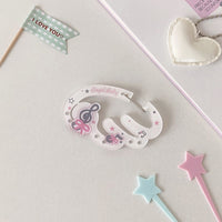 Thumbnail for Cute Lucky Clover Strawberry Wing Kpop Acrylic Keychain Carabiner - ArtGalleryZen