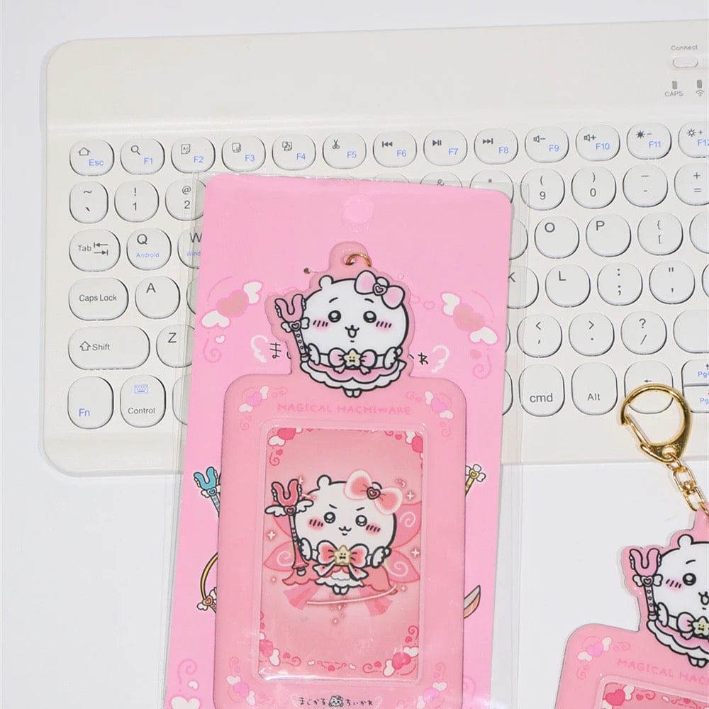 Cute Magical Chiikawa Kpop Keychain Photocard Holder - ArtGalleryZen
