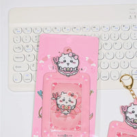 Thumbnail for Cute Magical Chiikawa Kpop Keychain Photocard Holder - ArtGalleryZen