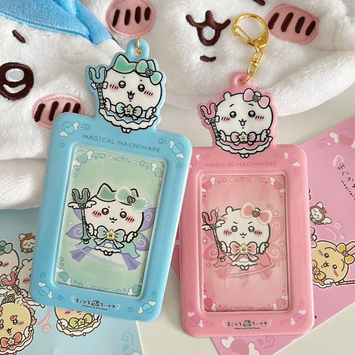 Cute Magical Chiikawa Kpop Keychain Photocard Holder - ArtGalleryZen