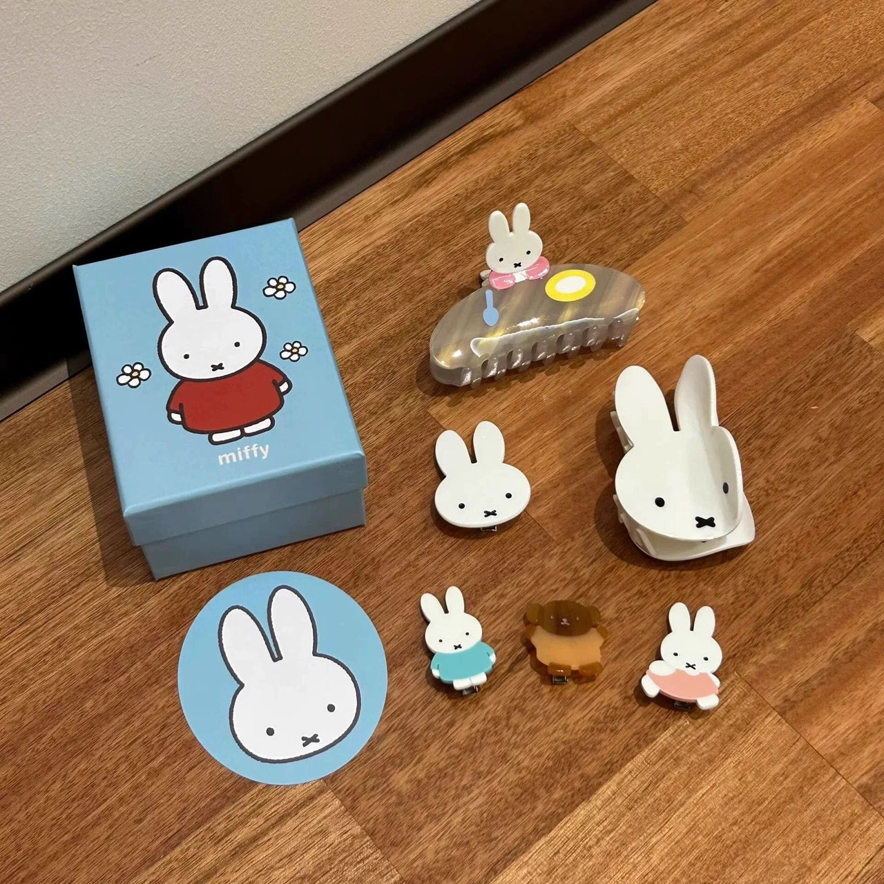 Cute Miffy Hair Claw Hair Clip Set - ArtGalleryZen