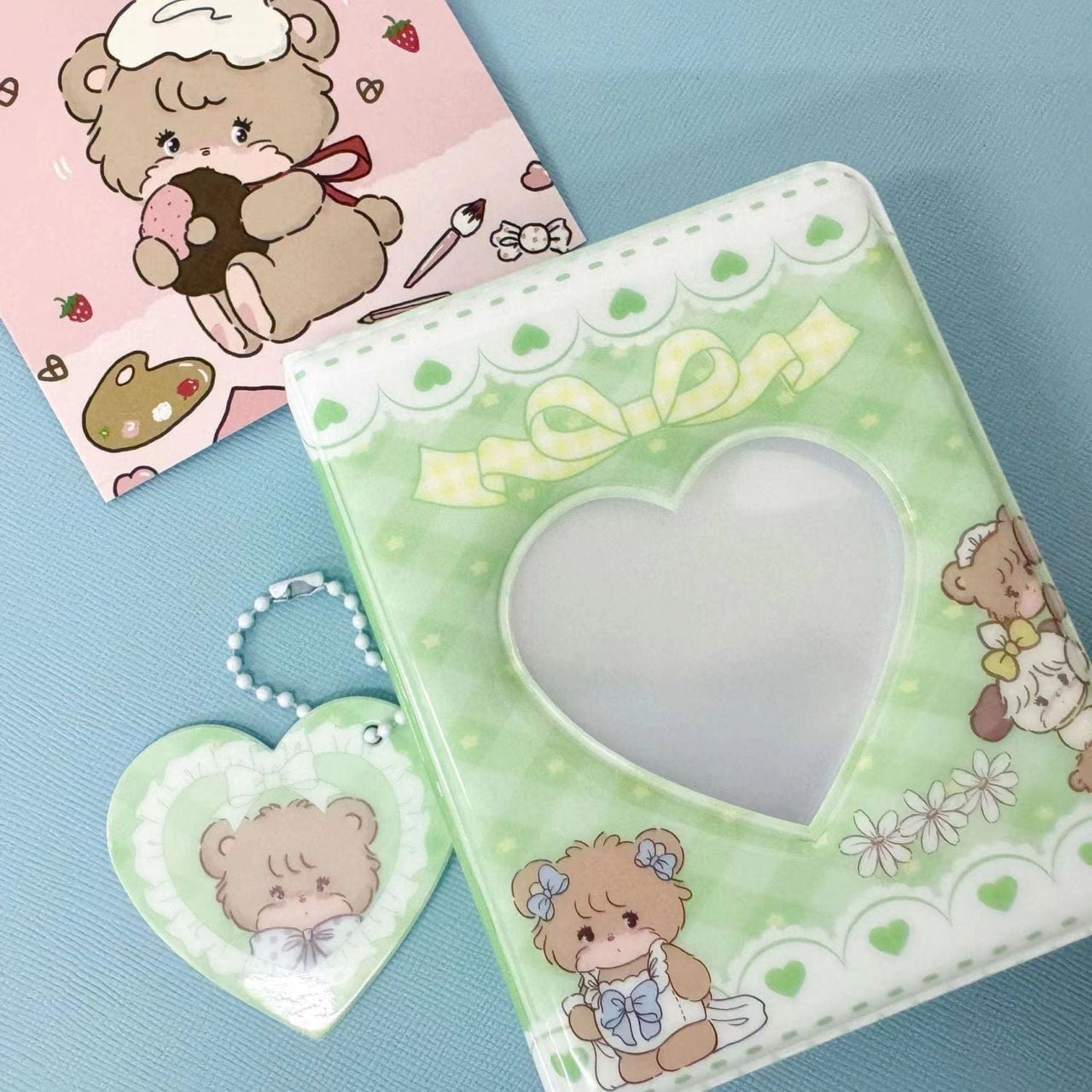 Cute Mikko Bowknot Kpop 3 Inch Mini Photocard Album - ArtGalleryZen