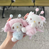 Thumbnail for Cute My Melody Hello Kitty Plush Keychain Doll - ArtGalleryZen