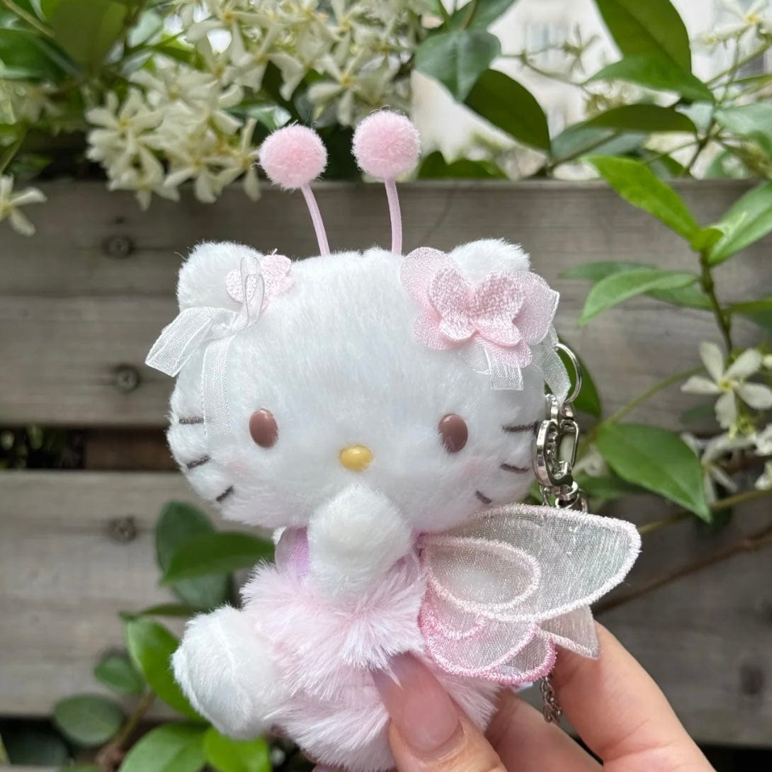 Cute My Melody Hello Kitty Plush Keychain Doll - ArtGalleryZen