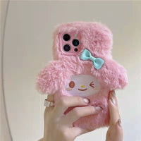 Thumbnail for Cute My Melody Plush iPhone Case - ArtGalleryZen