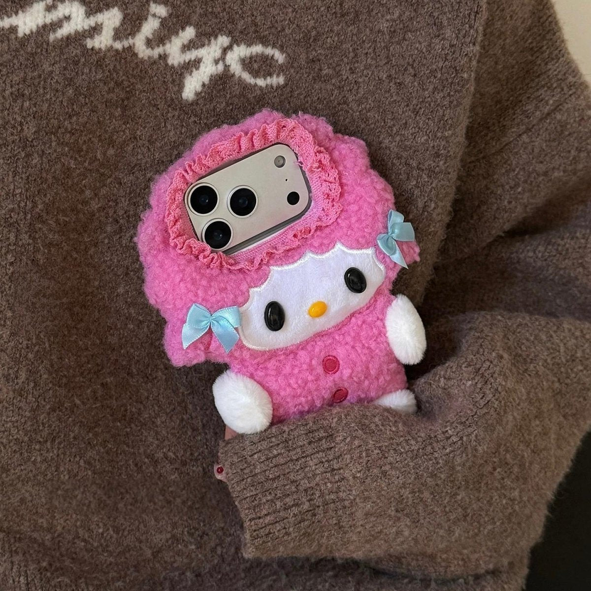 Cute My Sweet Piano Plush iPhone Case - ArtGalleryZen