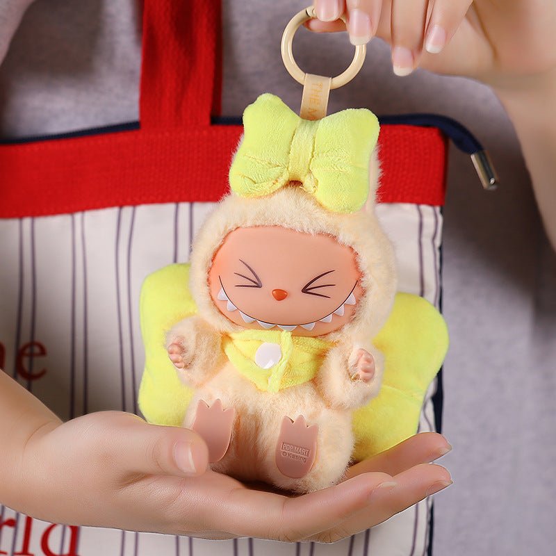 Cute Pink Bow Angel Wings Labubu 17cm Doll Clothes - ArtGalleryZen