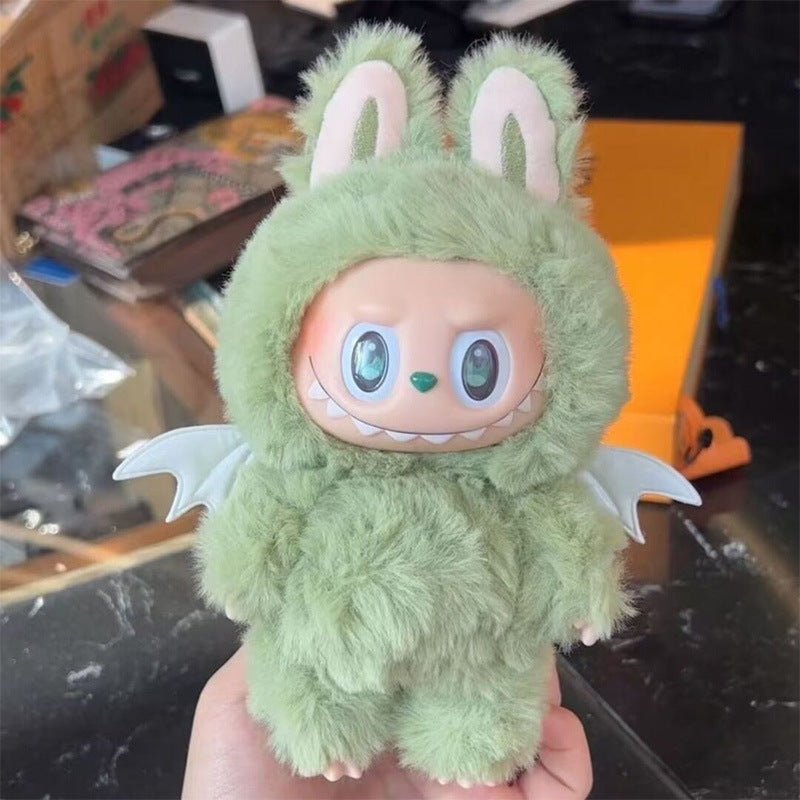 Cute Pink Bow Angel Wings Labubu 17cm Doll Clothes - ArtGalleryZen