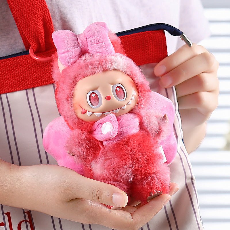 Cute Pink Bow Angel Wings Labubu 17cm Doll Clothes - ArtGalleryZen