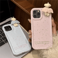 Thumbnail for Cute Plush Angel Wings Teddy Bear iPhone Case - ArtGalleryZen