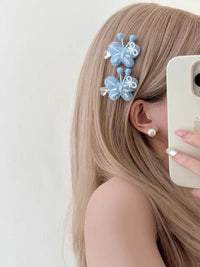 Thumbnail for Cute Plush Butterfly Hair Clip - ArtGalleryZen
