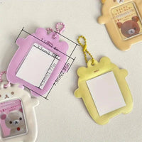 Thumbnail for Cute Rilakkuma Kpop Keychain Photocard Holder - ArtGalleryZen