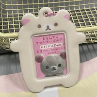 Thumbnail for Cute Rilakkuma Kpop Keychain Photocard Holder - ArtGalleryZen