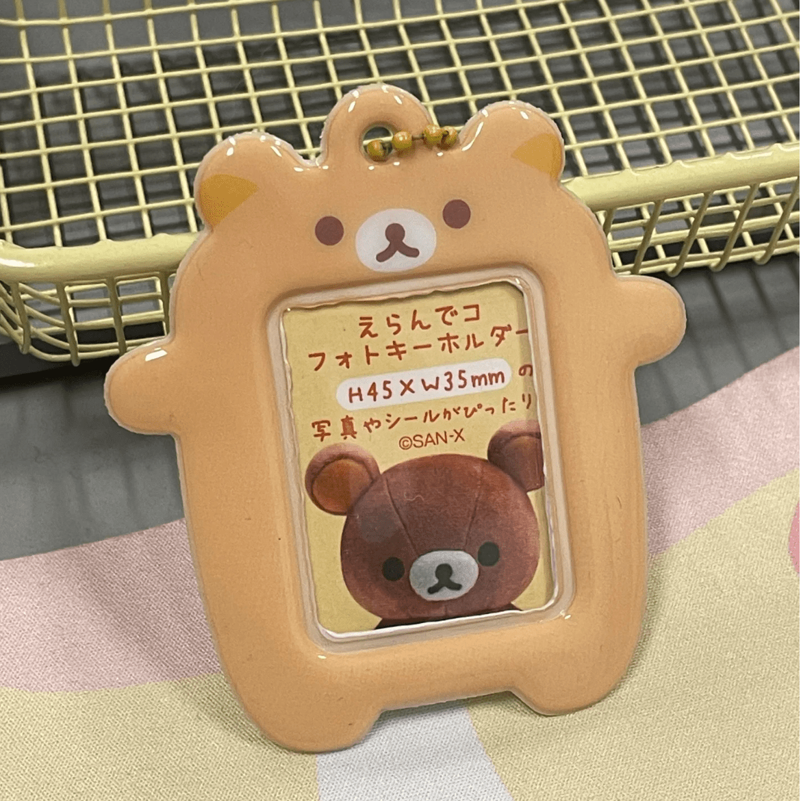 Cute Rilakkuma Kpop Keychain Photocard Holder - ArtGalleryZen