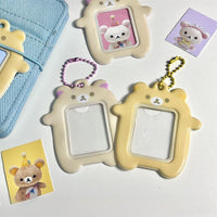 Thumbnail for Cute Rilakkuma Kpop Keychain Photocard Holder - ArtGalleryZen