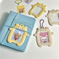 Thumbnail for Cute Rilakkuma Kpop Keychain Photocard Holder - ArtGalleryZen