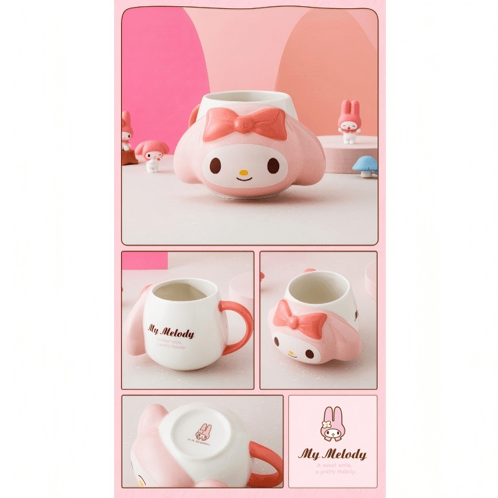 Cute Sanrio My Melody Kuromi Mug - ArtGalleryZen