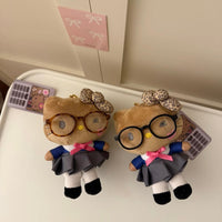 Thumbnail for Cute School Uniform Hello Kitty Plush Keychain Doll - ArtGalleryZen