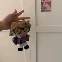 Thumbnail for Cute School Uniform Hello Kitty Plush Keychain Doll - ArtGalleryZen